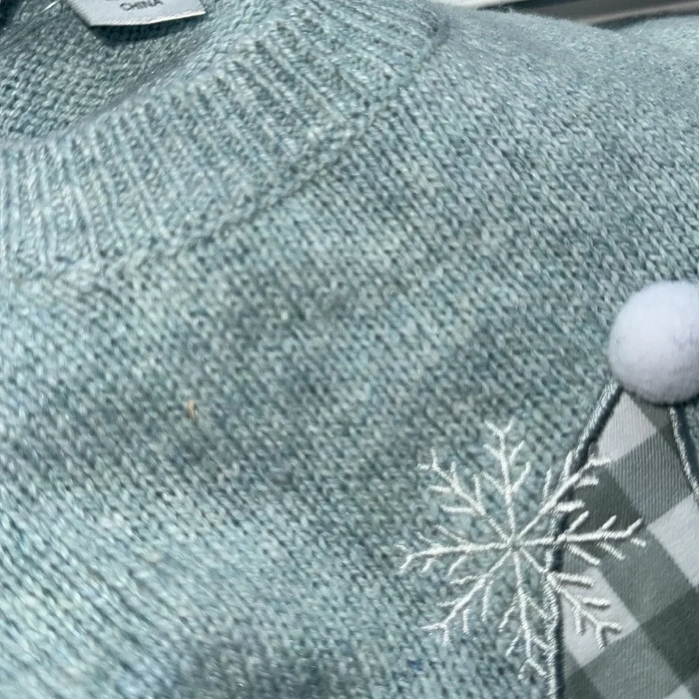 Christopher & Banks Woman’s Holiday Gnome Sweater‎ Crew Neck Long Sleeve NWT XL